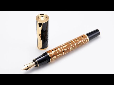 Видео: Обзор перьевой ручки Pelikan Evolution of Script, LE, 2007