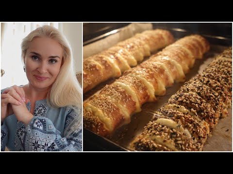 Видео: Улётные РУЛЕТЫ с сыром! Тёплая закуска! - Корочка из ПРЯНОЙ СМЕСИ! Универсальное ЧУДО тесто!