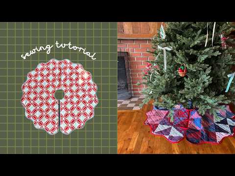 Видео: Мастер-класс по шитью юбки «Рождественская ёлка» | Выкройка юбки «Рождественская ёлка» от Connie ...