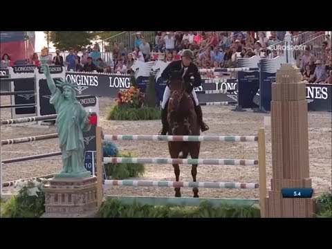 Видео: Конкур 160, гран при Нью-Йорка, 18 этап Глобалчемпионтур 2019