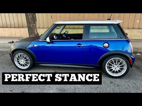 Видео: Как установить заниженные пружины и стойки на Mini Cooper S R53 (пружины H&R)