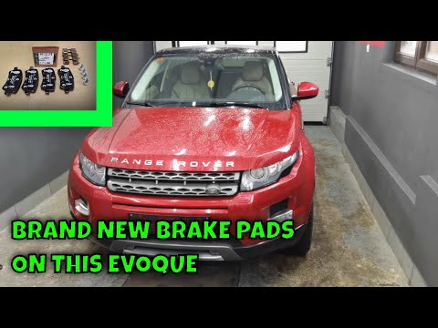 Видео: Замена задних тормозных колодок на RANGE ROVER EVOQUE!