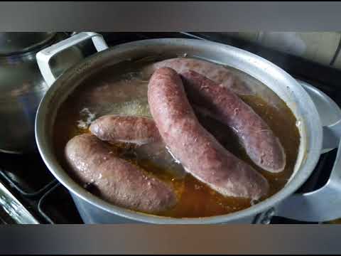 Видео: # Колбаса из куриных, утиных потрохов.