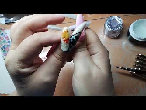 Видео: Слайдеры из фольги. МК дизайн ногтей в верхней форме