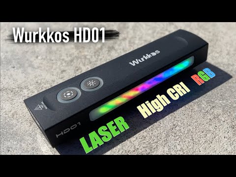 Видео: ИНТЕРЕСНЫЙ EDC ФОНАРЬ Wurkkos HD01 - Лазер, High CRI, RGB