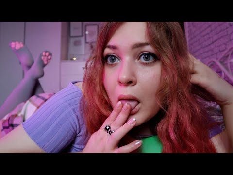 Видео: АСМР 💄 МАКИЯЖ СЛЮНКОЙ 🐌 ASMR SPIT PAINTING your Makeup 💄 4.0 mouth sounds