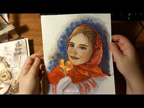 Видео: Рисую акварелью. Ищу идеальную бумагу. 