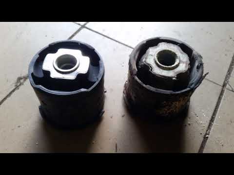 Видео: Замена задних сайлентблоков балки BMW X5 e53