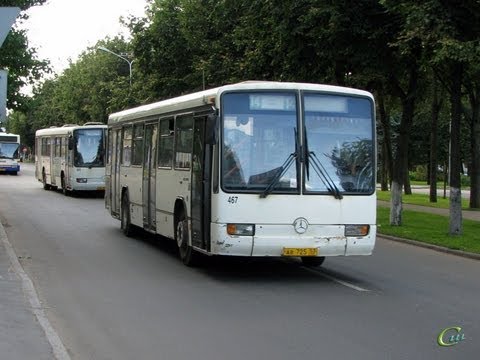 Видео: Общественный транспорт Великого Новгорода с апреля по август 2013 года