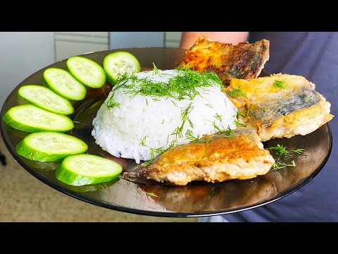 Видео: Вкуснейшая скумбрия на сковороде, как жарить скумбрию. Готовим Вкусно