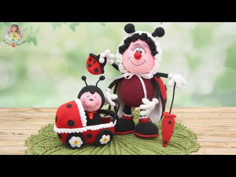 Видео: 🐞Божья коровка (крючком)🌿