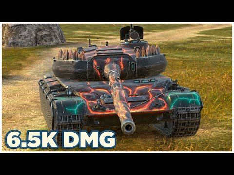 Видео: Škoda T 56 • 6.5К УРОНА • 5 ФРАГОВ • WoT Blitz