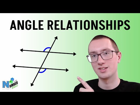 Видео: Угловые соотношения: соответственные, внутренние альтернативные и другие! [Геометрия]
