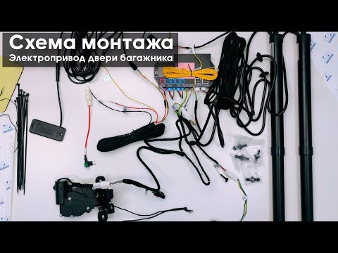 Видео: Cхема монтажа электропривода двери багажника LADA VESTA SW