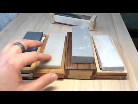Видео: Точильные камни Арканзас - Dan's Whetstone(soft,hard,translucent,black)
