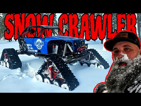 Видео: ПЕРВЫЙ В ИСТОРИИ ЗАДНЕУПРАВЛЯЕМЫЙ БАГГИ НА СНЕЖНЫХ ГУСЕНИЦАХ.