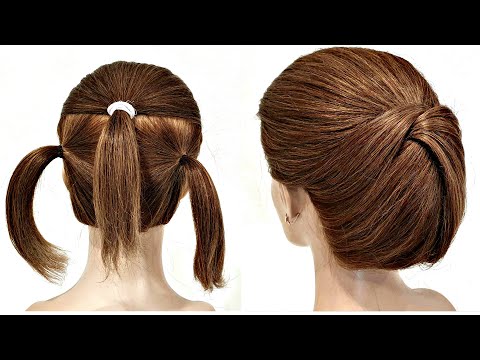 Видео: 5 САМЫХ БЫСТРЫХ НИЗКИХ ПУЧКОВ НА КОРОТКИЕ ВОЛОСЫ. БЫСТРЫЕ ПРИЧЕСКИ.
