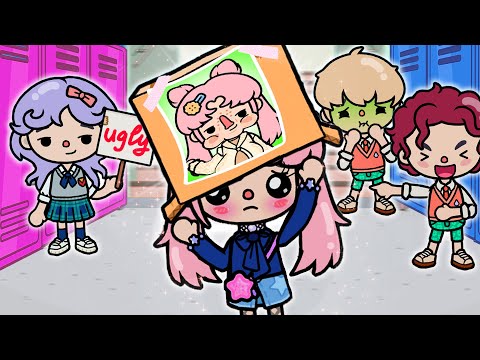Видео: Я прячу красивое лицо в новой школе | История жизни Toca | Toca Boca
