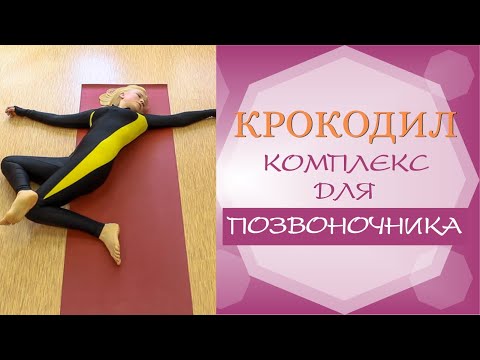 Видео: Комплекс упражнений для позвоночника КРОКОДИЛ (полная оригинальная версия)