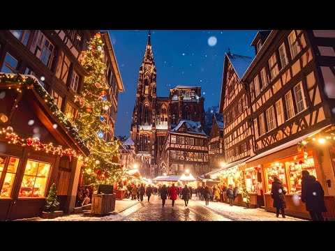 Видео: 🎄 Откройте для себя волшебство Страсбургской рождественской ярмарки в 4K