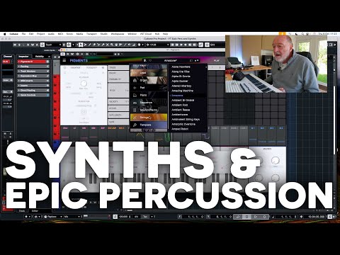 Видео: Синтезаторы и эпическая перкуссия — партитура в реальном времени