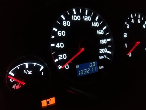 Видео: Пересвет приборной панели Mitsubishi Space Star