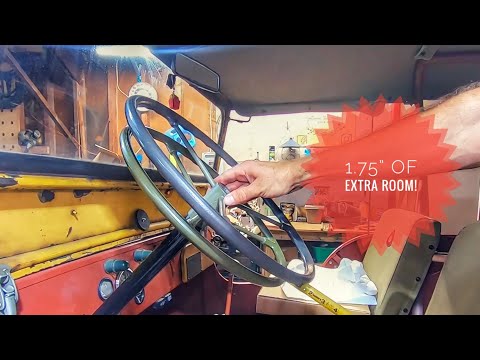 Видео: Willys Jeep: как сделать руль меньшего диаметра