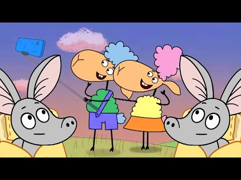 Видео: Отель у овечек – День и ночь вверх ногами – Серия 4 – Добрый семейный мультфильм