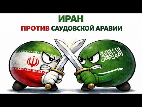 Видео: Иран против саудовской Аравии война на карте