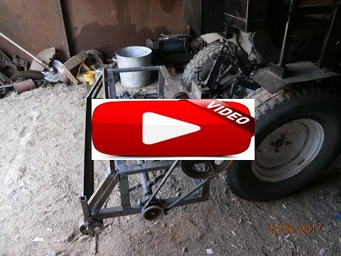 Видео: самодельный мульчер-ботворез для мототрактора   4 часть