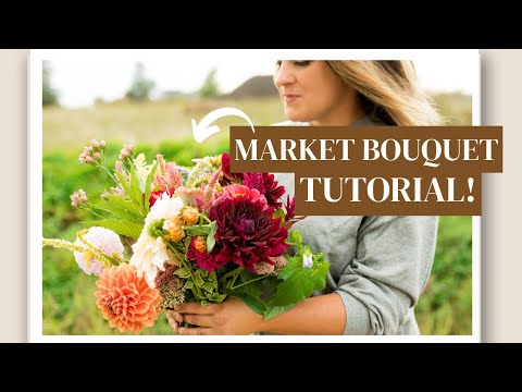 Видео: Как сделать рыночные букеты: наша простая стратегия создания (вдохновленного садом) букета цветов!