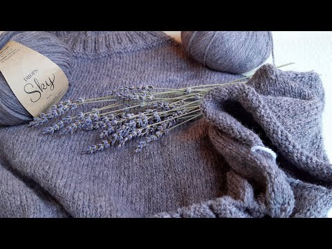 Видео: Джемпер ЛАВАНДА - отделила рукава / очевидное-невероятное  #джемперспицами #кокон