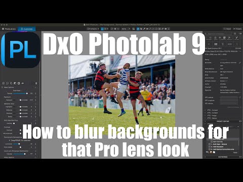 Видео: DxO Photolab 9 — как размыть фон для создания эффекта профессионального объектива.