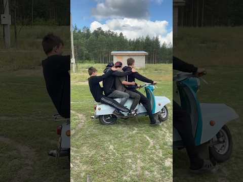 Видео: Сколько человек потянет мотороллер тулица #workshop #motorcycle #shotrs