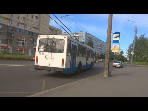 Видео: Троллейбус, маршрут №33 ВМЗ-5298-22 б.3839 (11.06.2019) Санкт-Петербург