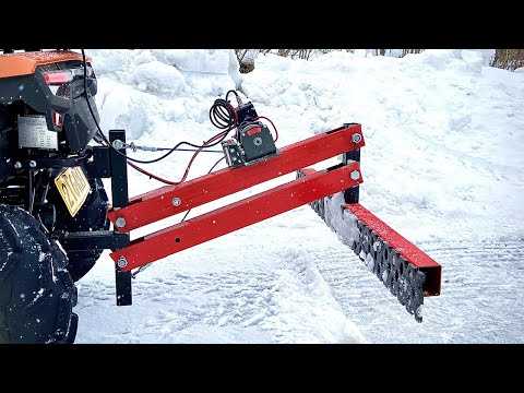 Видео: Самодельный скрепер/грейдер для квадроцикла | Задняя система крепления с лебедкой
