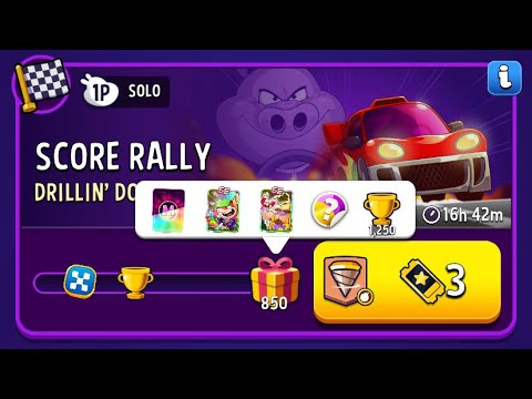 Видео: Прохождение Solo Challenge Score Rally Drillin Down 850 | Match Masters