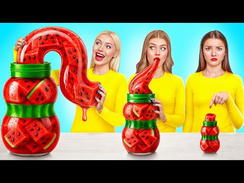 Видео: Большая, Средняя или Маленькая Тарелка Челлендж | Вкусные Рецепты от Multi DO Joy
