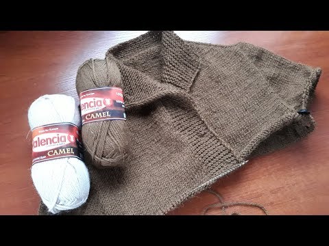 Видео: Кардиган с жаккардовым узором. Часть 4. Подрезы.