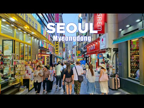 Видео: [4K] Seoul Walk: Пешеходная экскурсия по торговой улице Мёндон JUL 2025