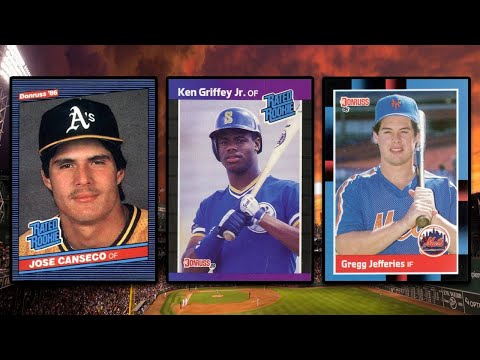 Видео: 50 самых продаваемых бейсбольных карточек 1980-х годов!