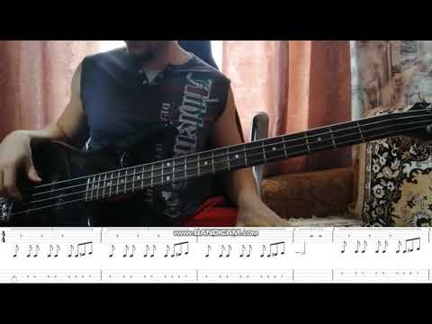 Видео: Ночные снайперы - Рубеж (bass cover + tabs)