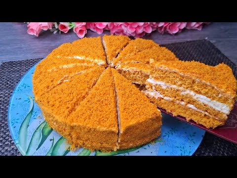 Видео: МЕДОВИК за 20 Минут!Теперь вы будете готовить КОРЖИ только так! Ленивый МЕДОВИК без раскатки КОРЖЕЙ