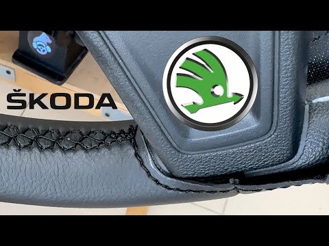 Видео: ОПЛЁТКА НА РУЛЬ SKODA RAPID I БЕЗ СПИЦ!
