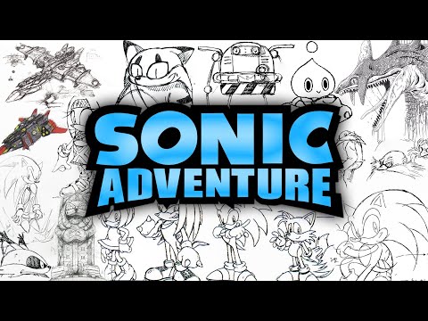 Видео: Потрясающий концепт-арт Sonic Adventure
