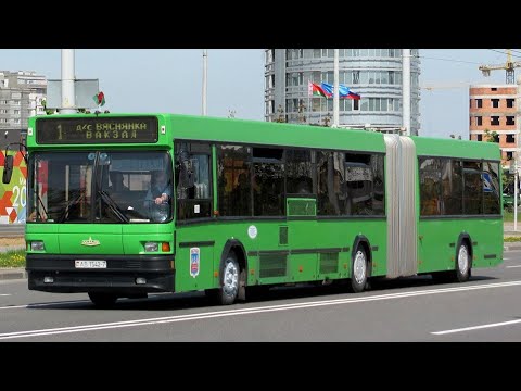 Видео: ИНФОРМАТОР автобусного маршрута №1 г. Минска (голос Эдуарда Данченко)