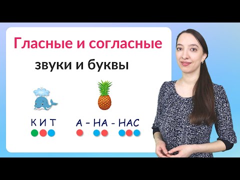 Видео: Гласные и согласные звуки и буквы