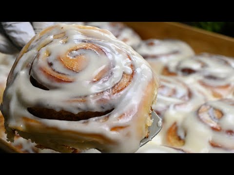 Видео: Булочки с корицей мягкие и вкусные, лучше, чем Синнабон!