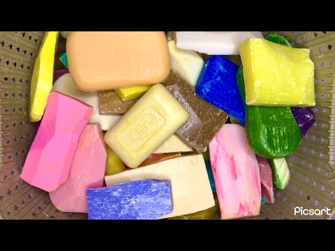 Видео: ASMR 🔪Cutting very dry leftover 🫶🤍💚💜❤️🧡🩵🤎Резка сухих обрезков 🧼