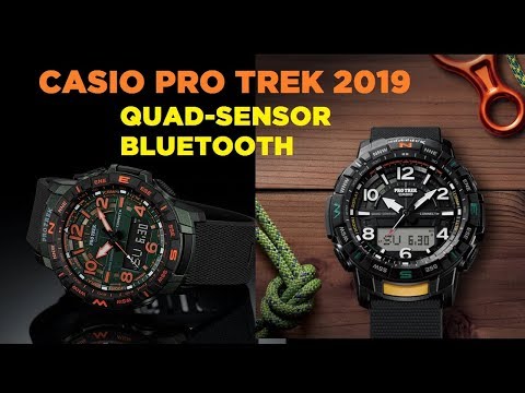 Видео: CASIO PROTREK 2019 года! PRT-B50 - новое поколение